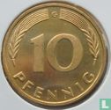 Duitsland 10 pfennig 1998 (G) - Afbeelding 2
