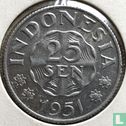 Indonésie 25 sen 1951 - Image 1