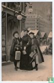Kerstmis 1902 - Moeder met dochters - Afbeelding 1