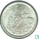 Égypte 5 pounds 1986 (AH1406 - argent) "Restoration of Parliament Building" - Image 2