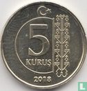 Turkey 5 kurus 2018 - Image 1