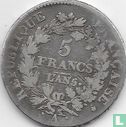 France 5 francs AN 5 (A) - Image 1