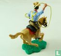 Cowboy on horse with Lasso - Image 2