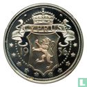 Cyprus Crown (D) 1936 (Silver - PROOF) "Edward VIII Fantasy Coronation Medallion" - Image 2