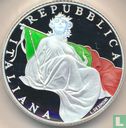 Italië 5 euro 2018 (PROOF) "70th anniversary of the entry into force of the Italian Constitution" - Afbeelding 2