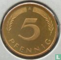 Germany 5 pfennig 1996 (A) - Image 2