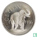 Ceylon Crown (D) 1936 (Copper-Nickel - PROOF) "Edward VIII Fantasy Coronation Medallion" - Afbeelding 2