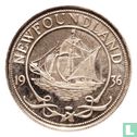 Newfoundland Crown (D) 1936 (Copper-Nickel - PROOF) "Edward VIII Fantasy Coronation Medallion" - Afbeelding 2