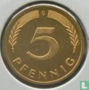 Duitsland 5 pfennig 1996 (G) - Afbeelding 2