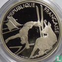 France 100 francs 1990 (BE) "1992 Olympics - Albertville - Freestyle skiing" - Image 2