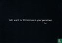 God "All I want for Christmas is your presence" - Image 1