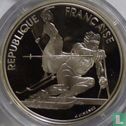 France 100 francs 1990 (BE) "1992 Olympics - Albertville - Slalom skiing" - Image 2
