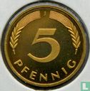 Duitsland 5 pfennig 1979 (PROOF - J) - Afbeelding 2