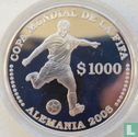 Uruguay 1000 pesos uruguayos 2003 (PROOF) "2006 Football World Cup in Germany" - Image 2
