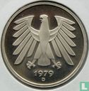 Allemagne 5 mark 1979 (BE - D) - Image 1