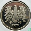 Allemagne 5 mark 1979 (BE - F) - Image 1