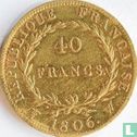 Frankrijk 40 francs 1806 (W) - Afbeelding 1