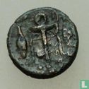Leontini, Sizilien  AE14  (Trias, 3/12 Litra, Dreibeinaltar, Antikes Griechenland)  405-402 v. Chr - Bild 1