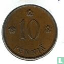 Finlande 10 penniä 1940 - Image 2