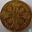 France 1 louis d'or 1659 (A - sans mèche longue) - Image 2
