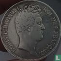 France 5 francs 1831 (Incuse text - Bareheaded - I) - Image 2