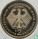 Germany 2 mark 1980 (D - Theodor Heuss) - Image 1
