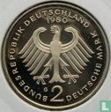 Allemagne 2 mark 1980 (G - Theodor Heuss) - Image 1