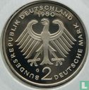 Allemagne 2 mark 1980 (G - Konrad Adenauer) - Image 1