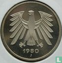 Allemagne 5 mark 1980 (J) - Image 1