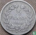 France ½ franc 1840 (B) - Image 1