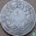 France 5 francs 1809 (K) - Image 1