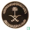 Saudi Arabia Medallic Issue 2001 (Gold - PROOF - year 1422) "Commemoration of the 20th Anniversary of King Fahd bin Abdulaziz Al Saud Reign (1402 – 1422)" - Afbeelding 2