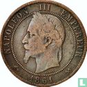 Frankrijk 10 centimes 1861 (K) - Afbeelding 1