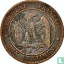 Frankrijk 10 centimes 1861 (K) - Afbeelding 2