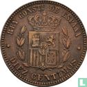 Espagne 10 centimos 1879 - Image 2