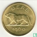 Rwanda et Burundi 1 franc 1960 - Image 1