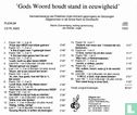 Gods Woord houdt stand in eeuwigheid - Bild 2