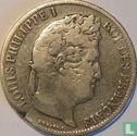 France 5 francs 1831 (Incuse text - Laureate head - M) - Image 2