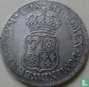 France ½ ecu 1718 (W - with crowned escutcheon) - Image 1