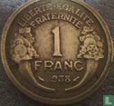 Frankrijk 1 franc 1938 (misslag) - Afbeelding 1
