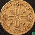 France ½ louis d'or 1641 (avec étoile après légende) - Image 2