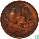 Zuid-Afrika 1 cent 1976 "The end of Jacobus Johannes Fouche's presidency" - Afbeelding 2