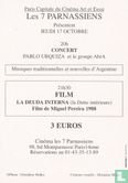 Les 7 Parnassiens - Pablo Urquiza et le groupe AbrA - Afbeelding 2