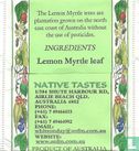 Lemon Myrtle Tea  - Afbeelding 2
