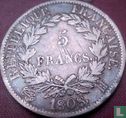 Frankrijk 5 francs 1808 (H) - Afbeelding 1