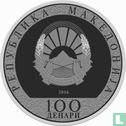 Macedonië 100 denari 2016 (PROOF) "Sancta Teresia from Calcutta Beneficatoion" - Afbeelding 1