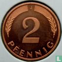 Allemagne 2 pfennig 1994 (J) - Image 2