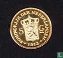 Nederland 5 gulden 1912 (zonder toevoeging Copy) - Afbeelding 1