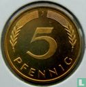 Germany 5 pfennig 1993 (J) - Image 2