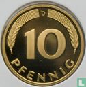 Duitsland 10 pfennig 1995 (D) - Afbeelding 2
